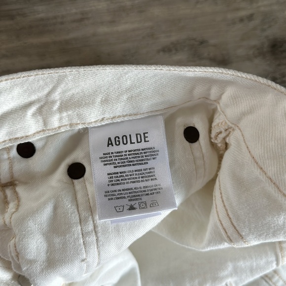 Agolde Riley high rise straight crop NWOT - Picture 6 of 11